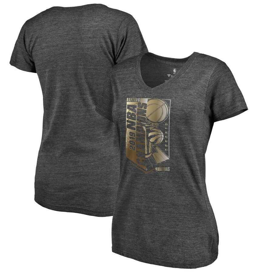 Women's Toronto Raptors Fanatics Branded 2019 NBA Finals Champions Max Bling Gold Luxe T Shirt Heather Charcoal,We sell and wholesale Women's Toronto Raptors Fanatics Branded 2019 NBA Finals Champions Max Bling Gold Luxe T Shirt Heather Charcoal on line form chian!